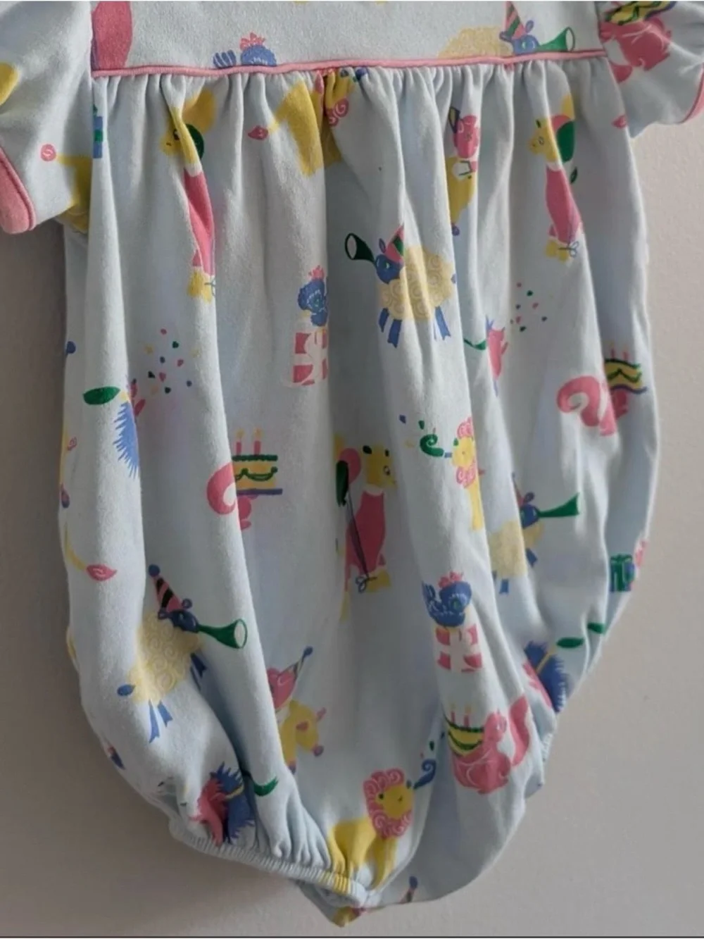 The Beaufort Bonnet Company TBBC Baby Girls' Light Blue Party Animal Bubble